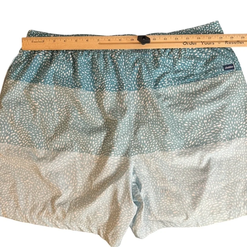 Chubbies Mens Swim Trunks Classic XXL The Whale Sharks Blue‎ Board Shorts Beach